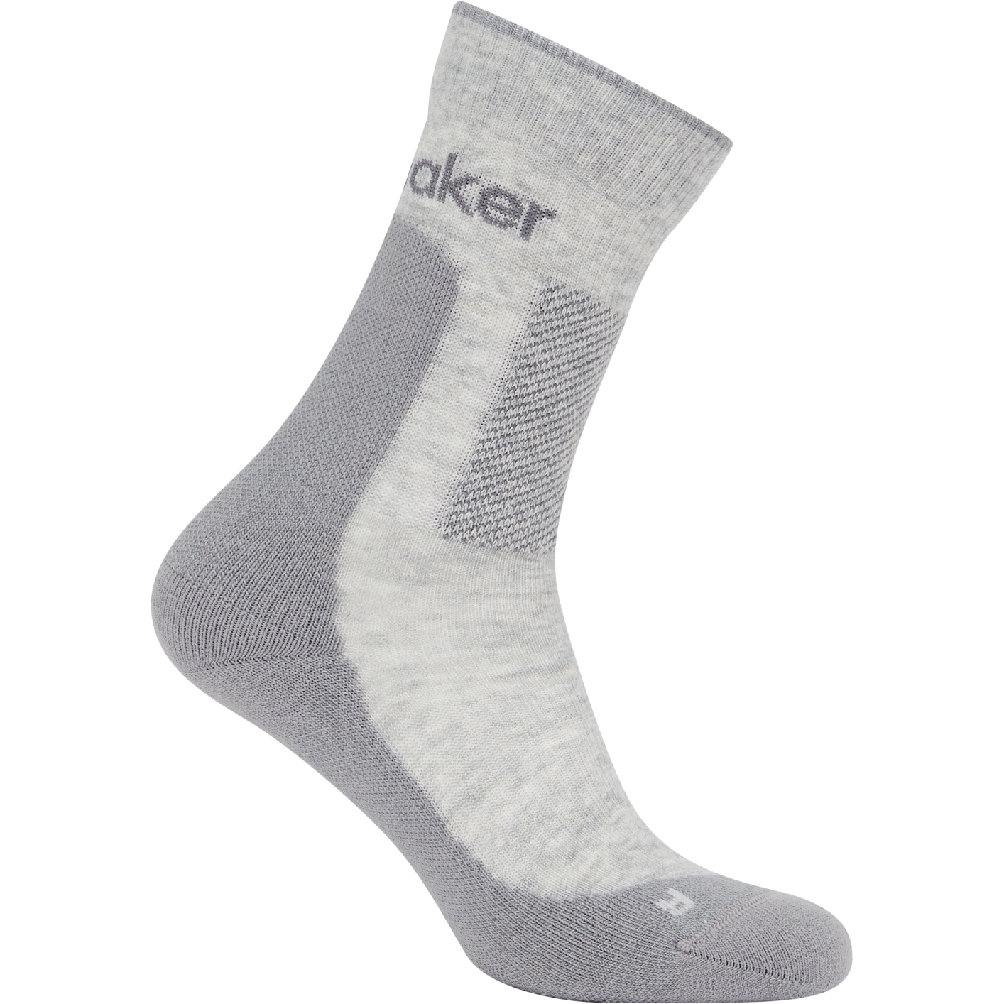 Produktbild von Icebreaker Merino Hike+ Medium Socken Crew Damen - Blizzard Hthr/Alloy