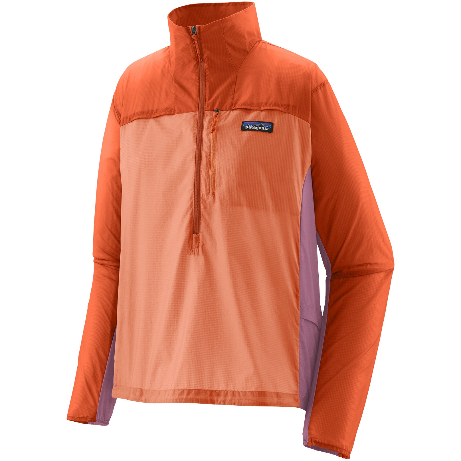 Patagonia Houdini Stash 1/2 Zip Anorak Women - Coal Orange | BIKE24