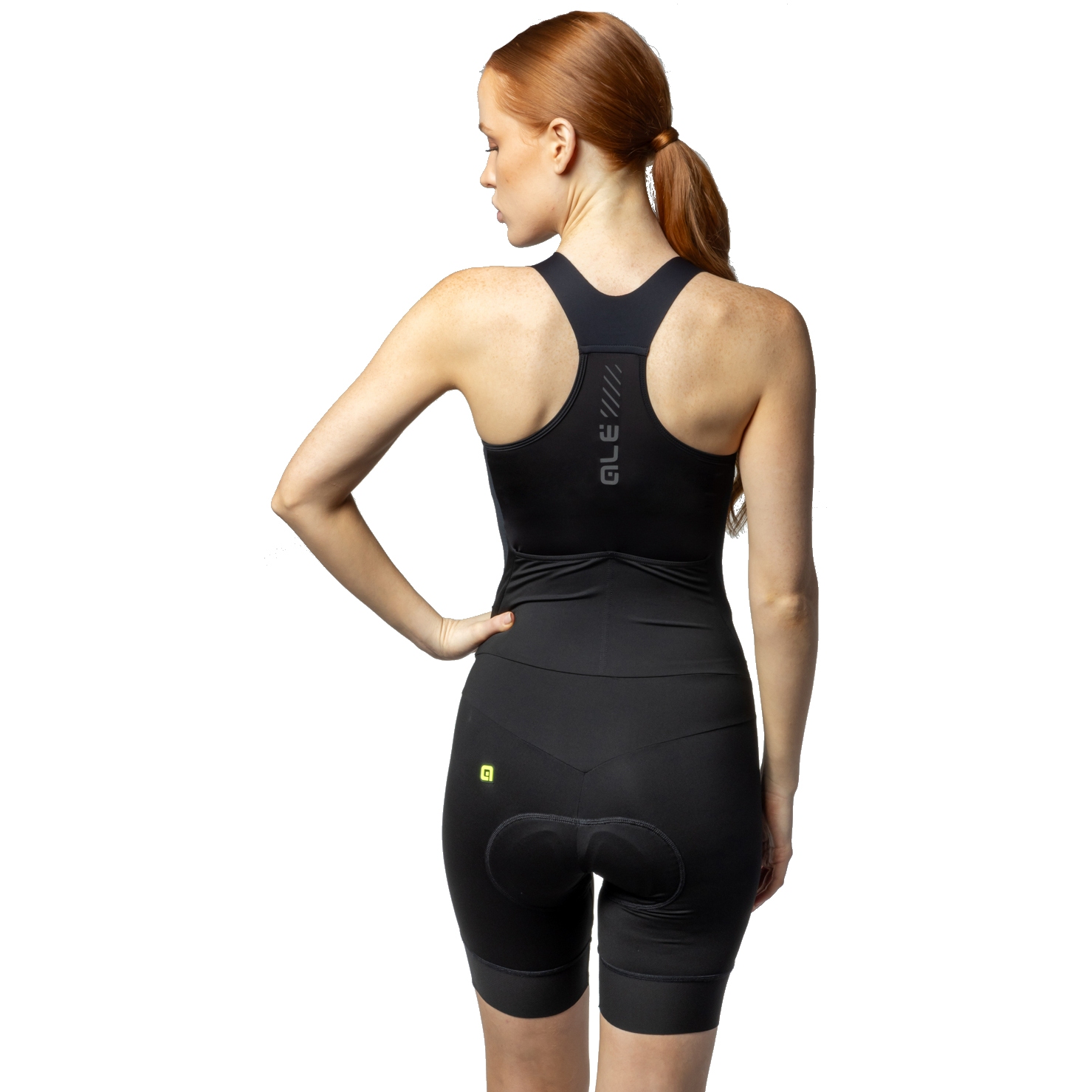 Tuta Da Ciclismo Donna Imbottita - Monopezzo, Stampa Sublimazione, Nero/Rosa, Taglia XL, Traspirante - Foto 5