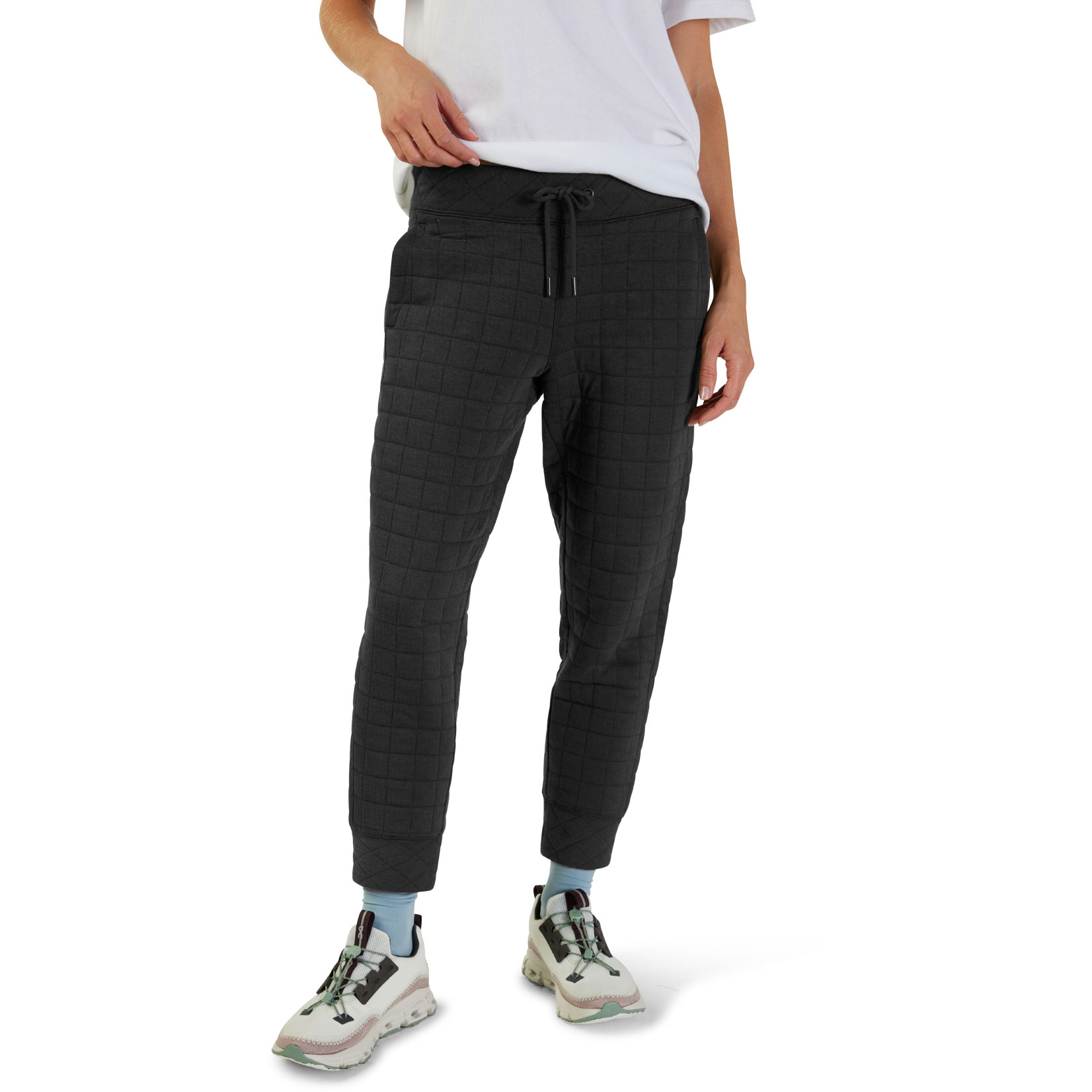 Picture of FOX Quilted Fleece Jogger Women - black
