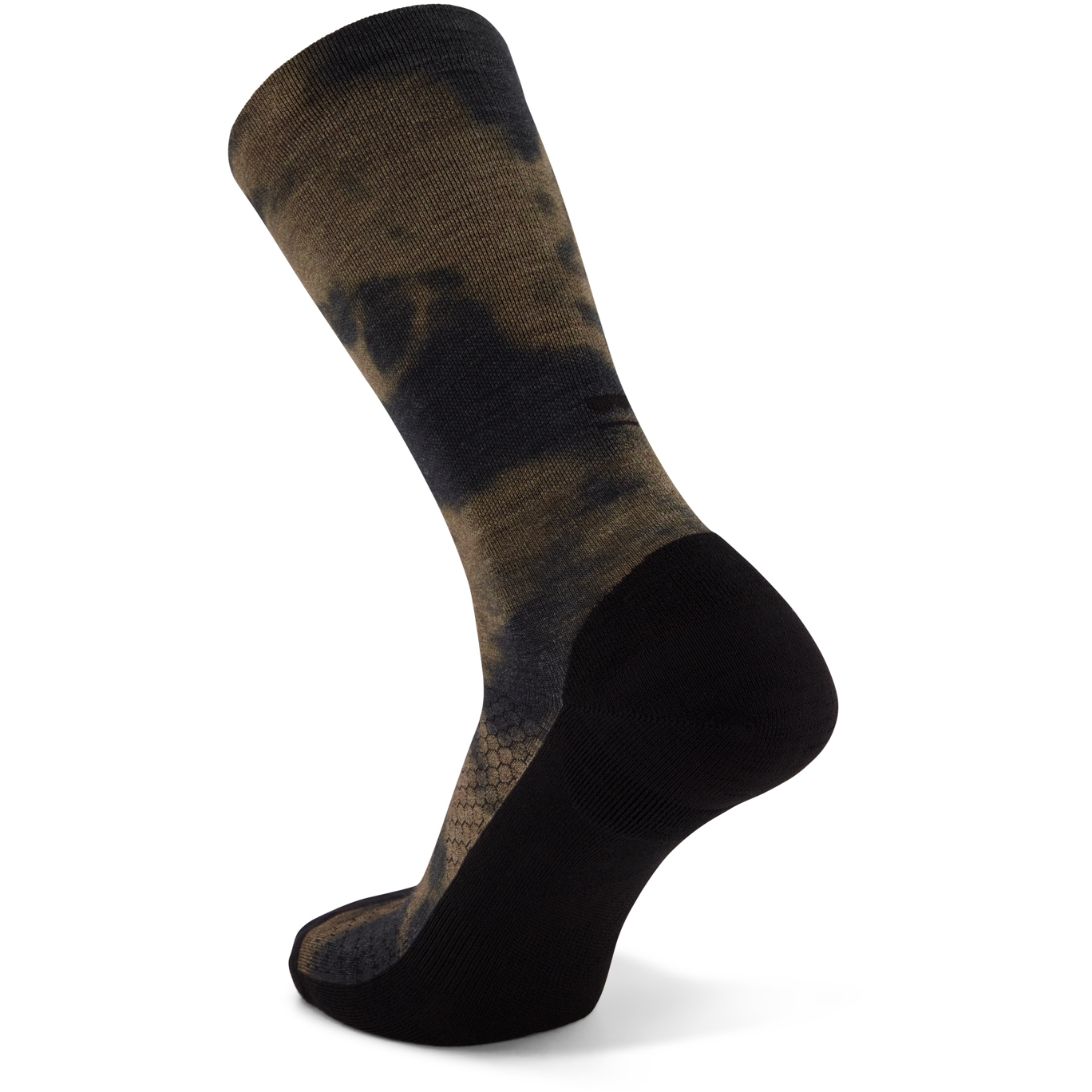 Picture of Mons Royale Atlas Digital Crew Socks - olive tie dye