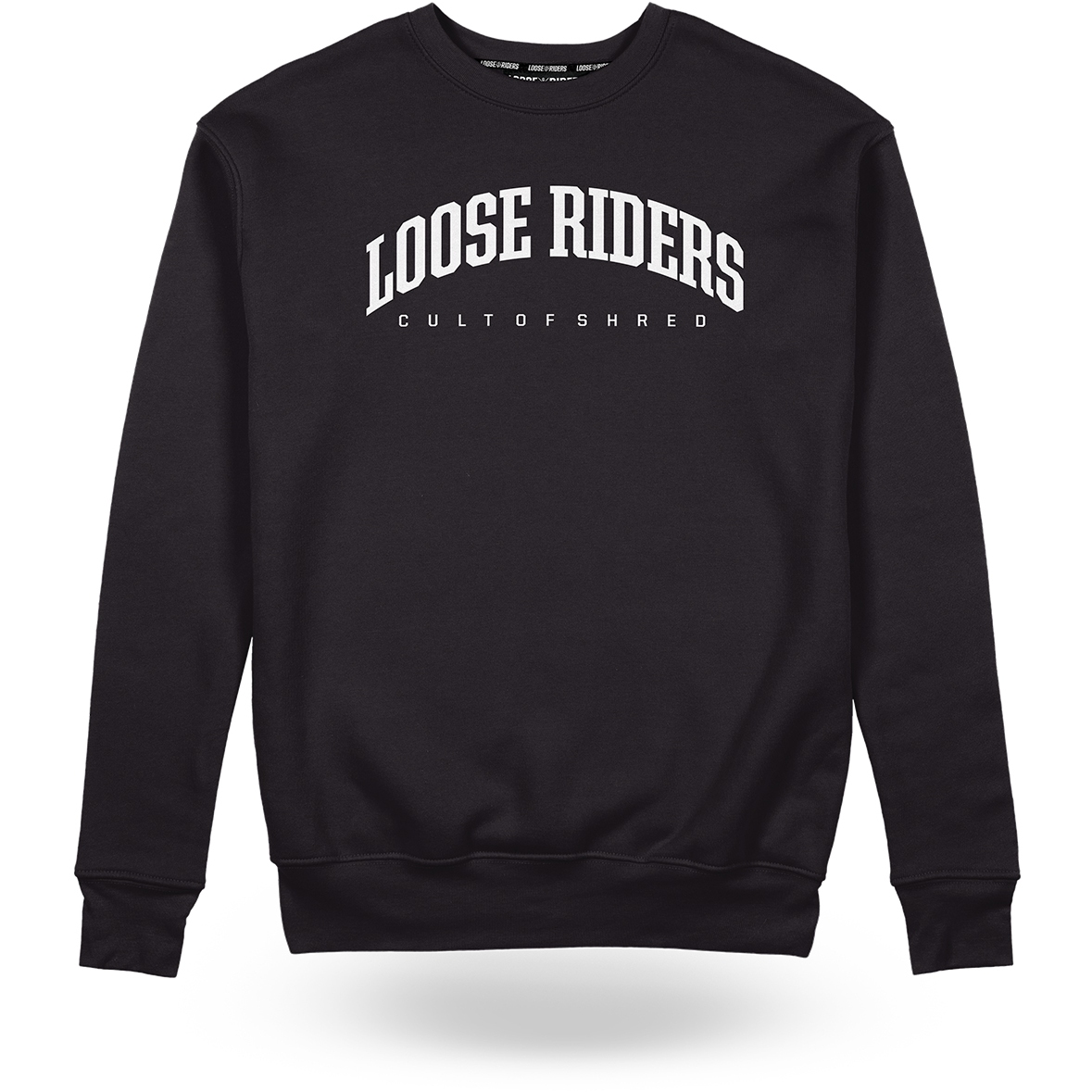 Image of Loose Riders Lifestyle Crewneck Pullover - Classic Black