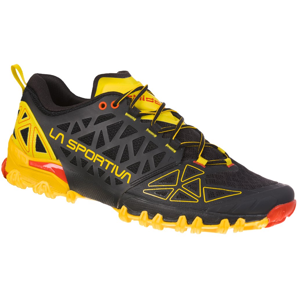 Picture of La Sportiva Bushido II Running Shoes - Black/Yellow