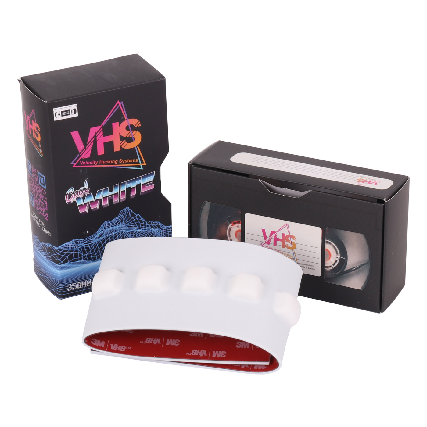 Produktbild von Velocity Hucking Systems VHS 2.0 Slapper Tape Kettenstrebenschutz - weiß
