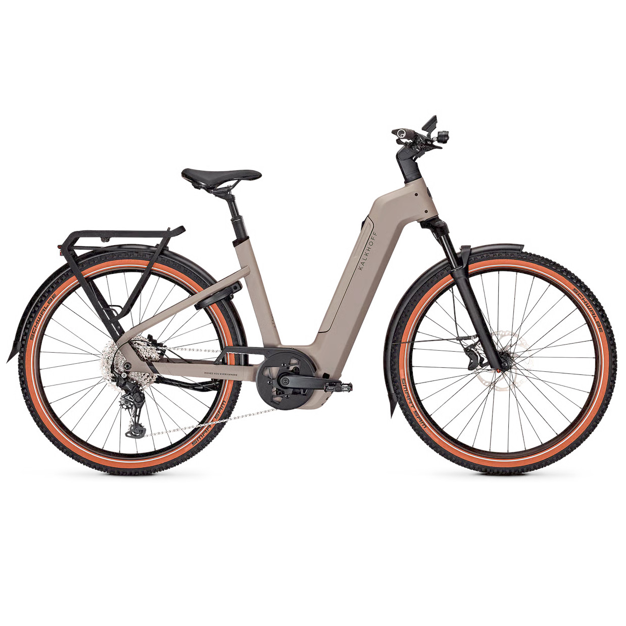 Obraz Kalkhoff ENTICE 5+ ADVANCE Allroad - Rower elektryczny z łatwym wejściem - 2025 - moonstonegrey matt