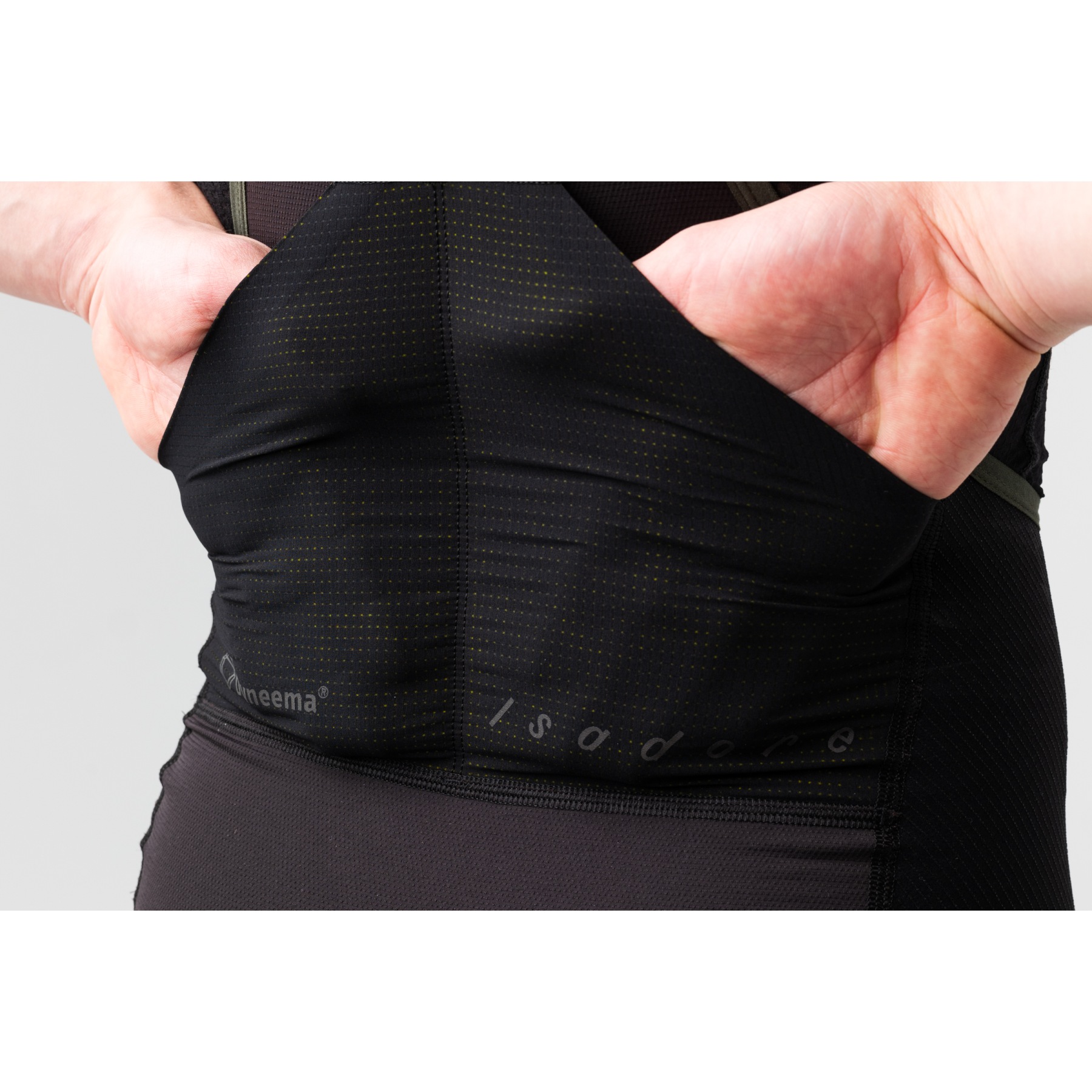 Isadore Distance Cargo Wool Bib Shorts Men Ganache BIKE24