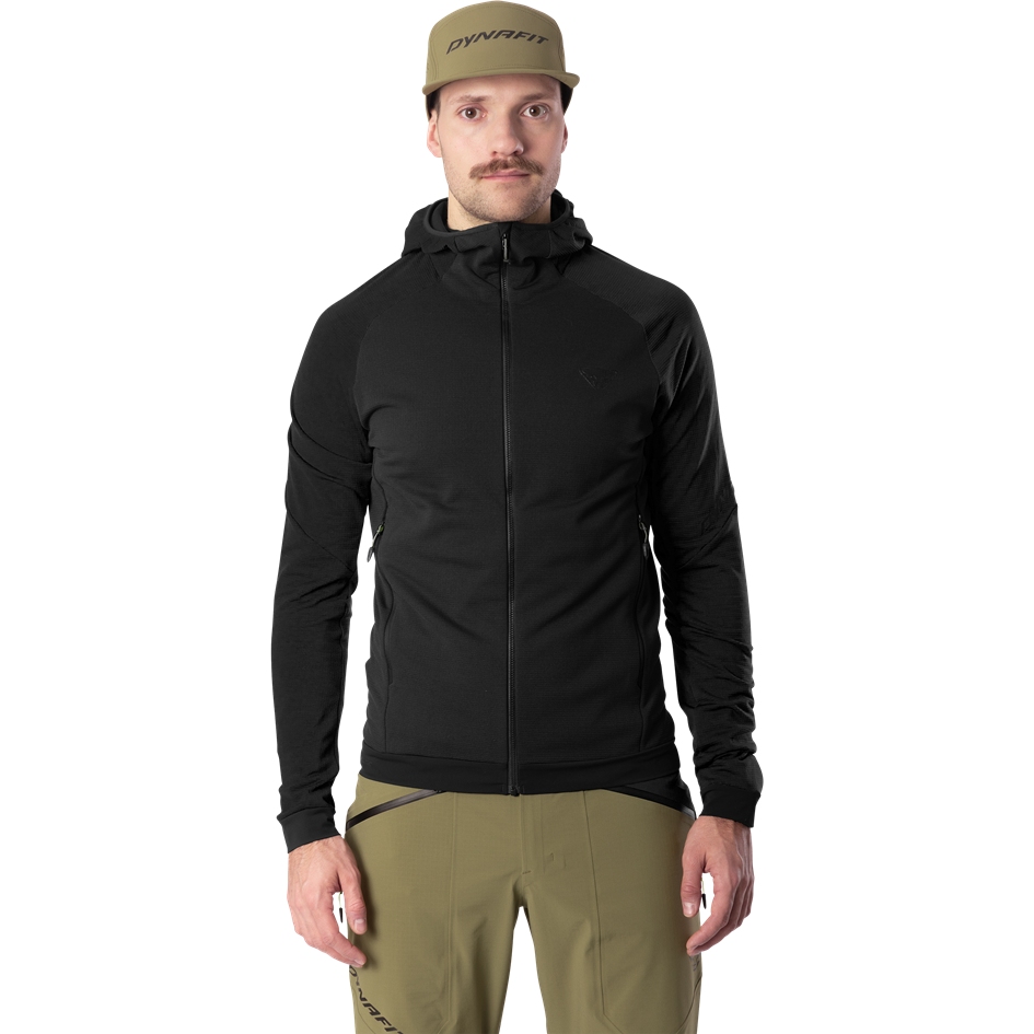 DYNAFIT フード付きジャケット M ブラック Dynafit Radical Polartec Hooded Jacket Men - Black Out | BIKE24