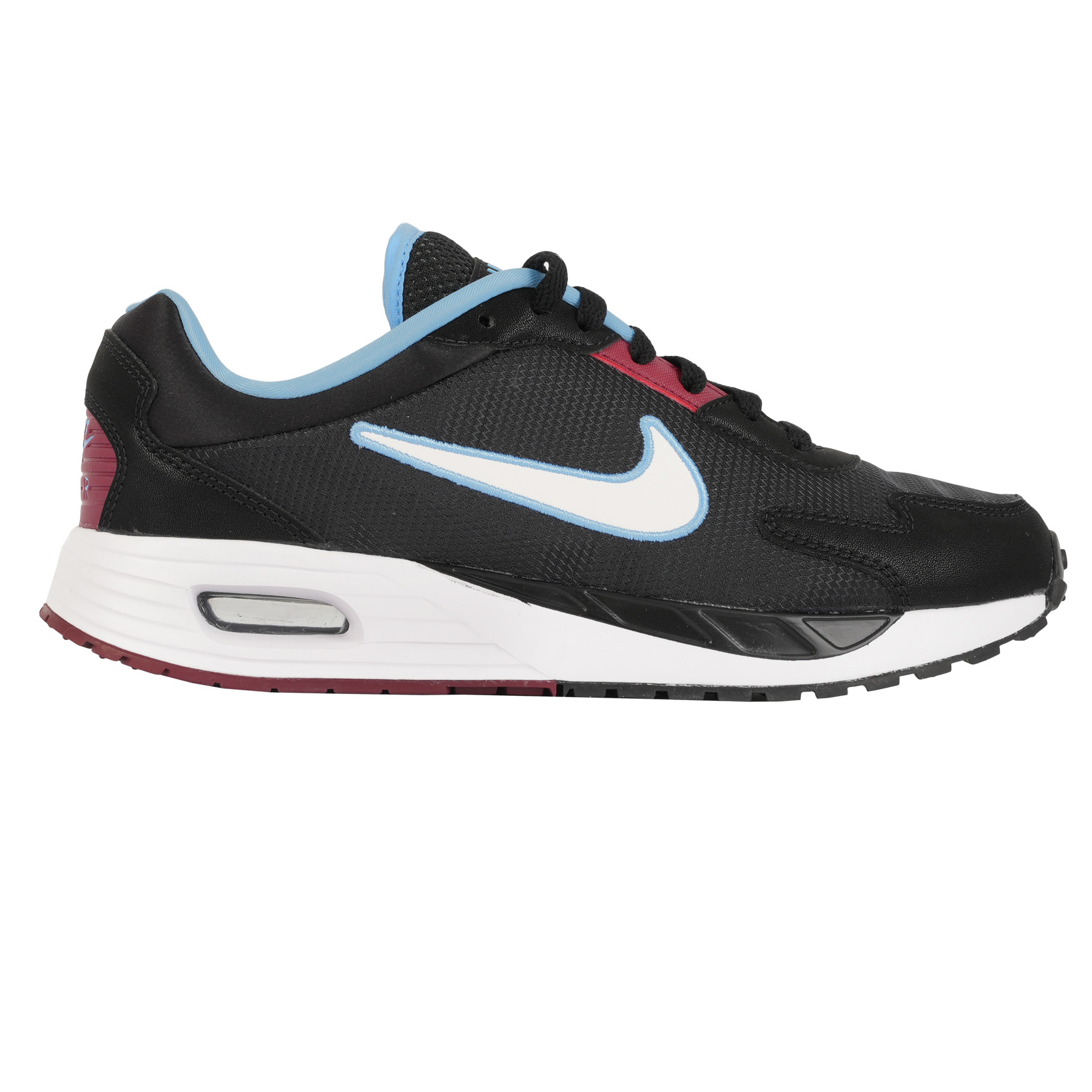 Nike Air Max Solo Shoes Kids black white university blue teal FV6367 002