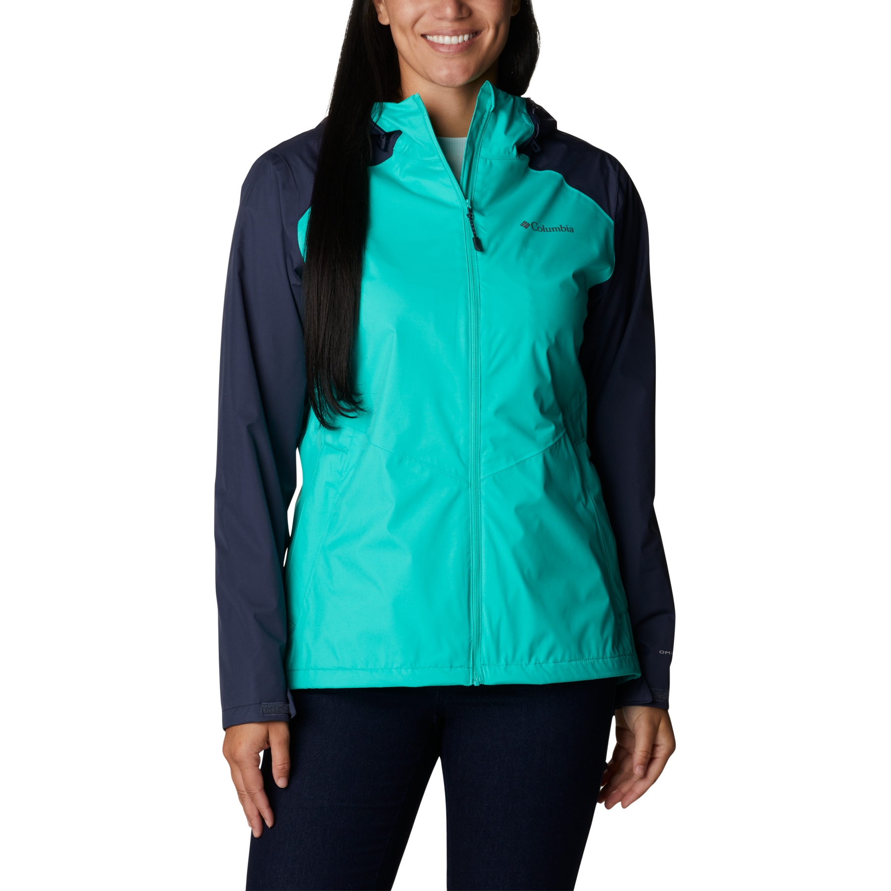 Picture of Columbia Inner Limits II Jacket Women - Electric Turquoise, Nocturnal