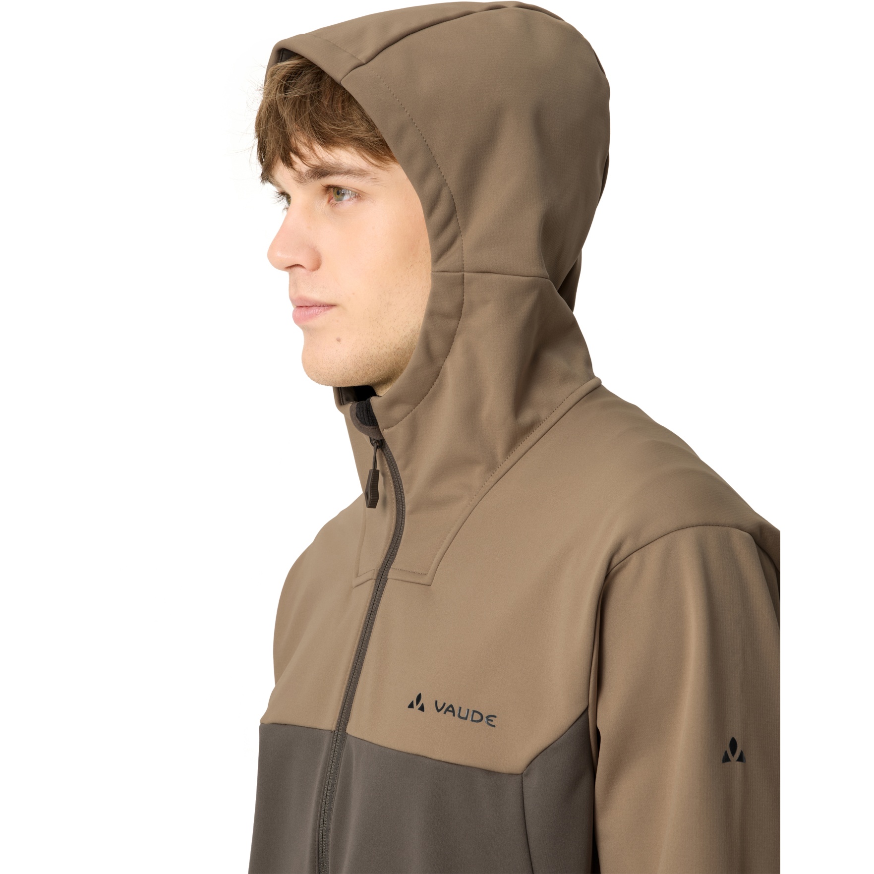 Vaude Qimsa Hooded Softshell Jacket II Men - oat | BIKE24