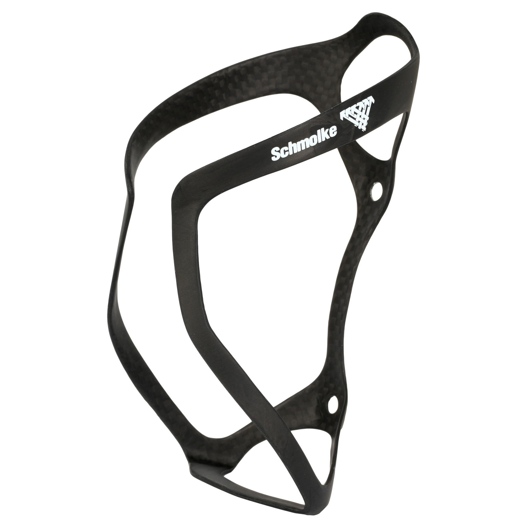 Picture of Schmolke Bottle Cage - Carbon - White Edition
