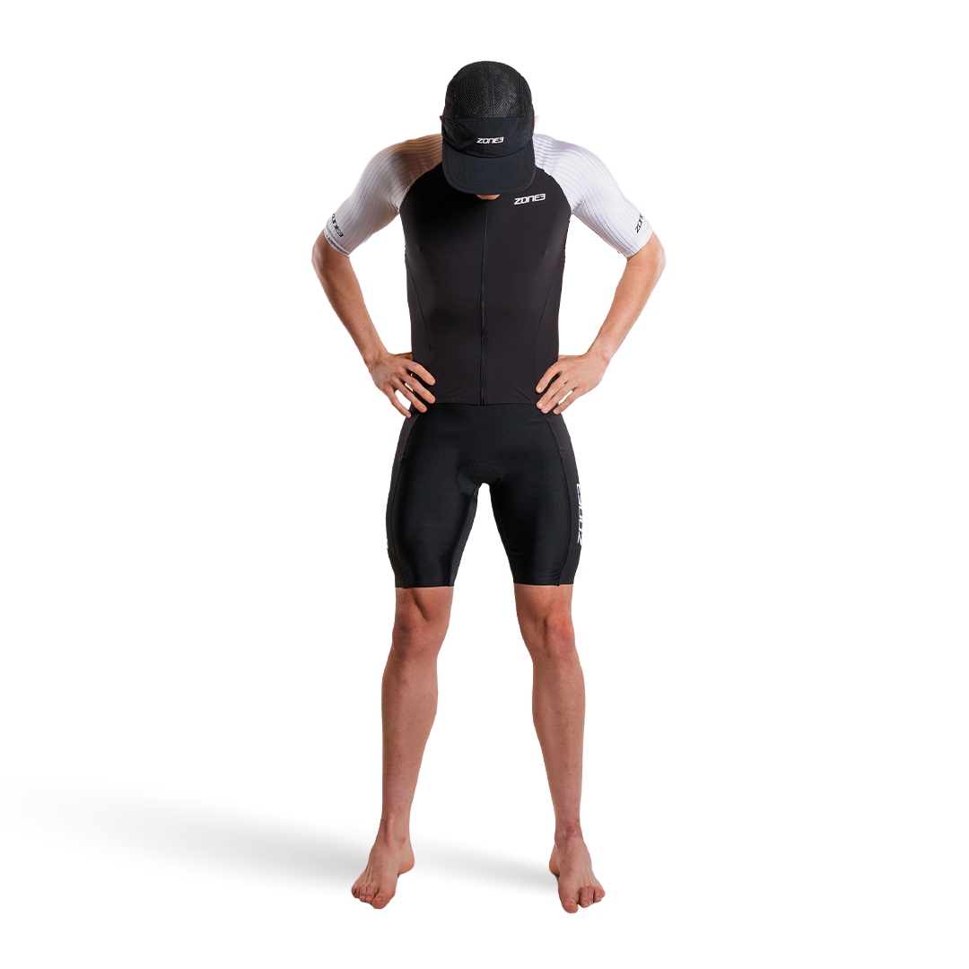 Zone3 Lava Long Distance Full Zip Short Sleeve Aero Suit Men
