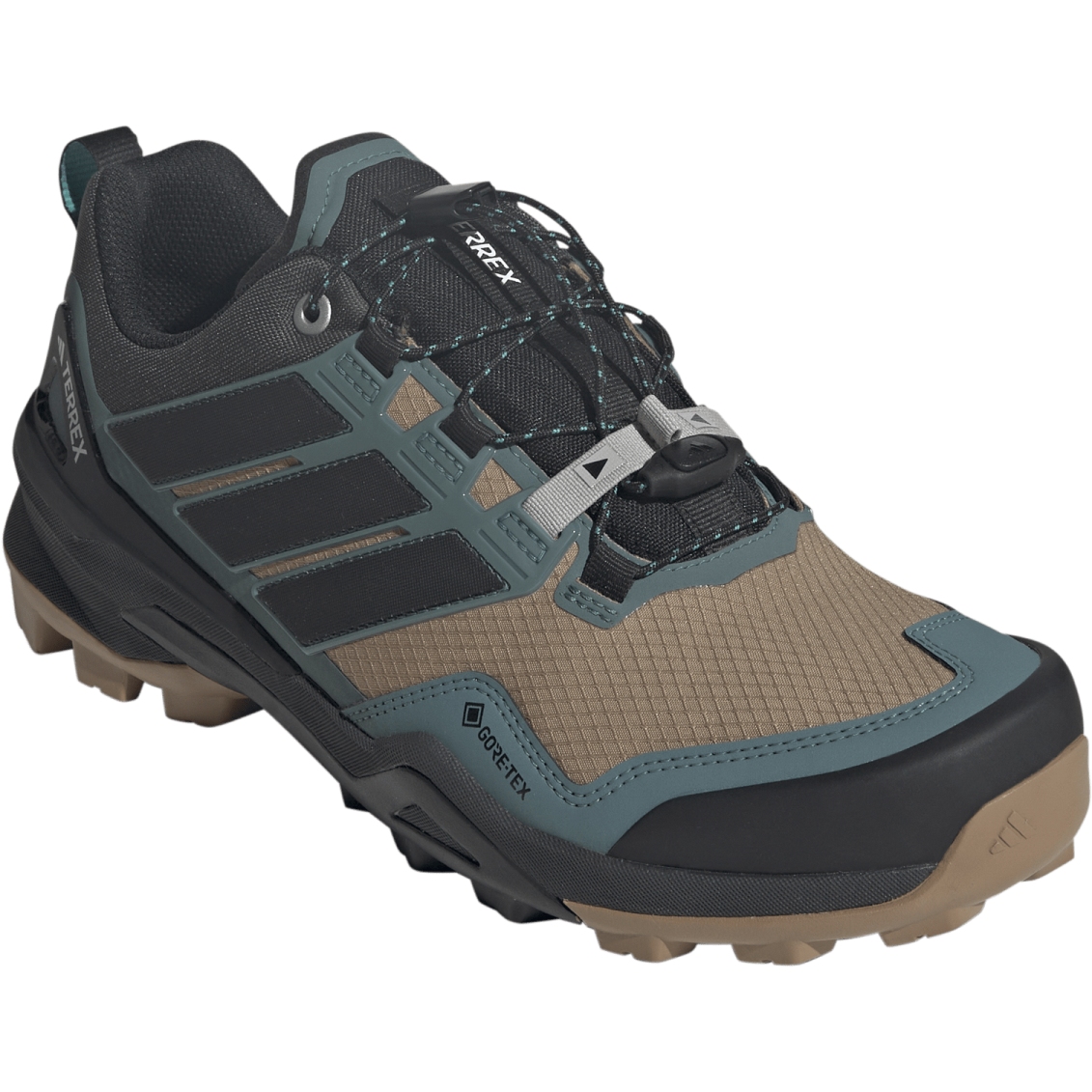 мужские треккинговые ботинки adidas TERREX Skychaser GORE-TEX - cardboard/core black /preloved teal JQ9929