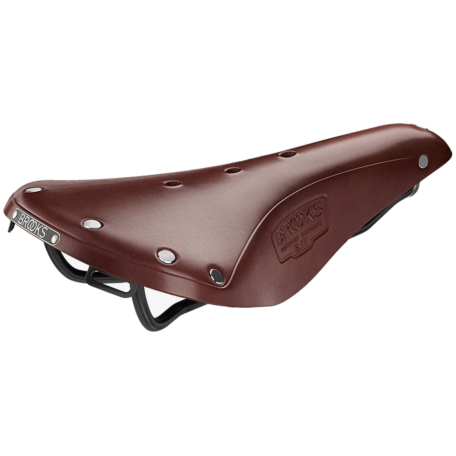 Productfoto van Brooks B17 Bend Leather Saddle - brown