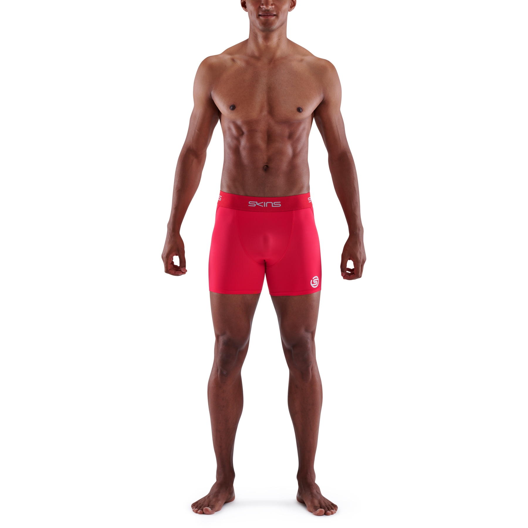 SKINS 1-Series Half Tights Men - Red