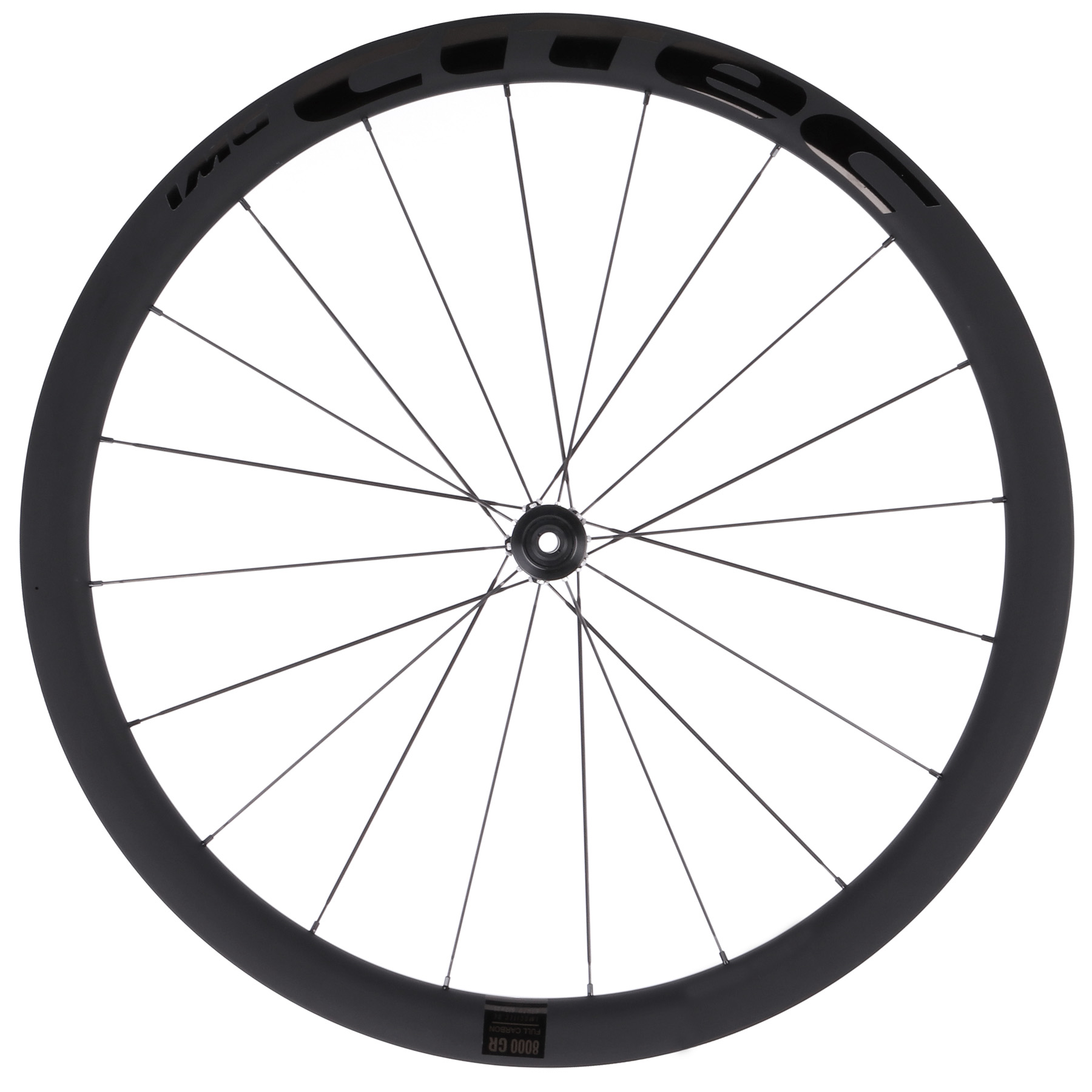 Picture of CITEC 8000 GR Gravel DB Front Wheel - 28&quot; | Carbon | Clincher | Centerlock - 12x100mm - black