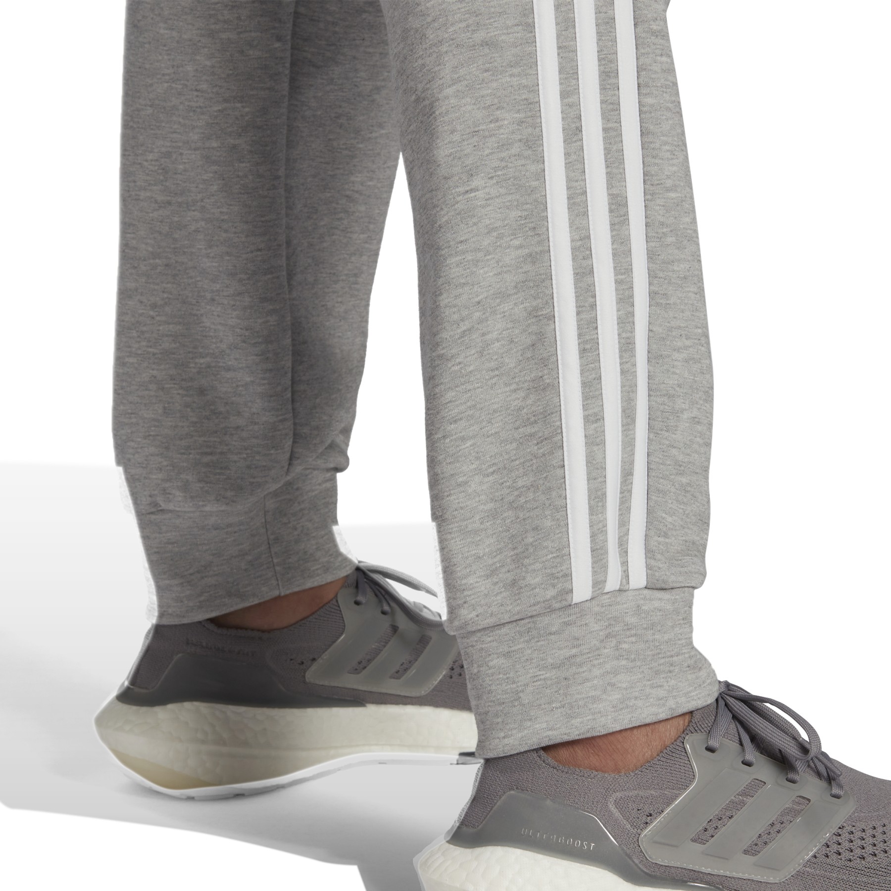 grey medium regular Sportswear Hose heather Damen Icons adidas - 3-Streifen H57312 Future -