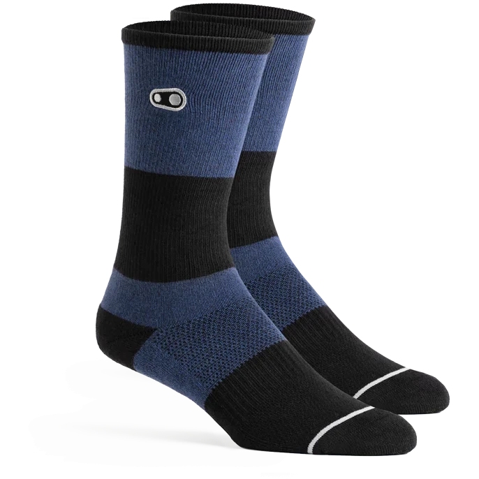 Picture of Crankbrothers Icon Casual Socks - navy/black/silver
