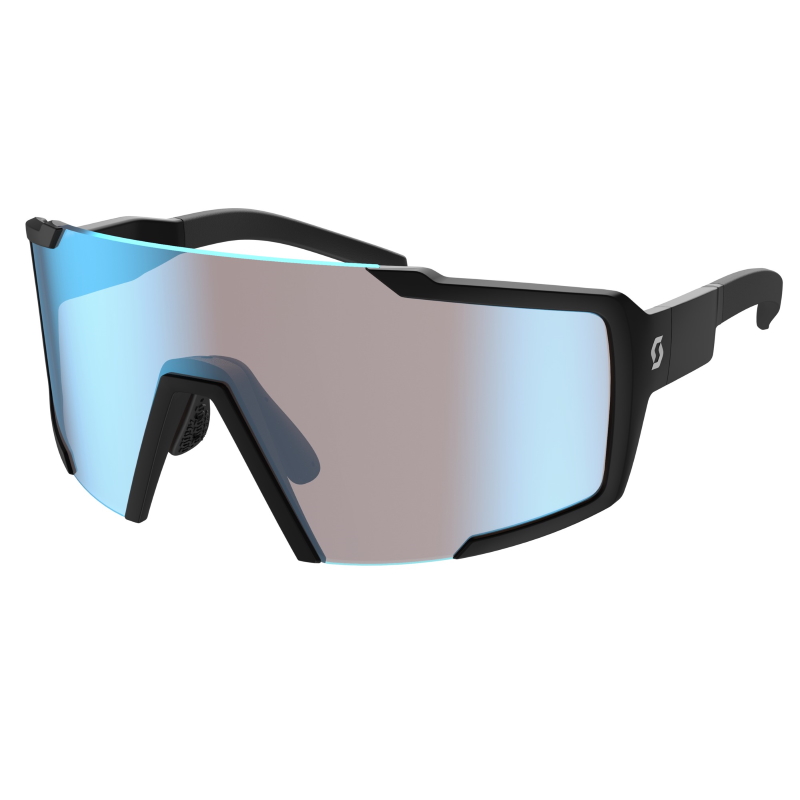 Produktbild von SCOTT Shield Brille - black matt / blue chrome amplifier
