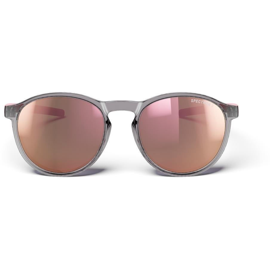 Julbo Joliet Sunglasses Kids - Shiny Translucent Gray/Matt Pink