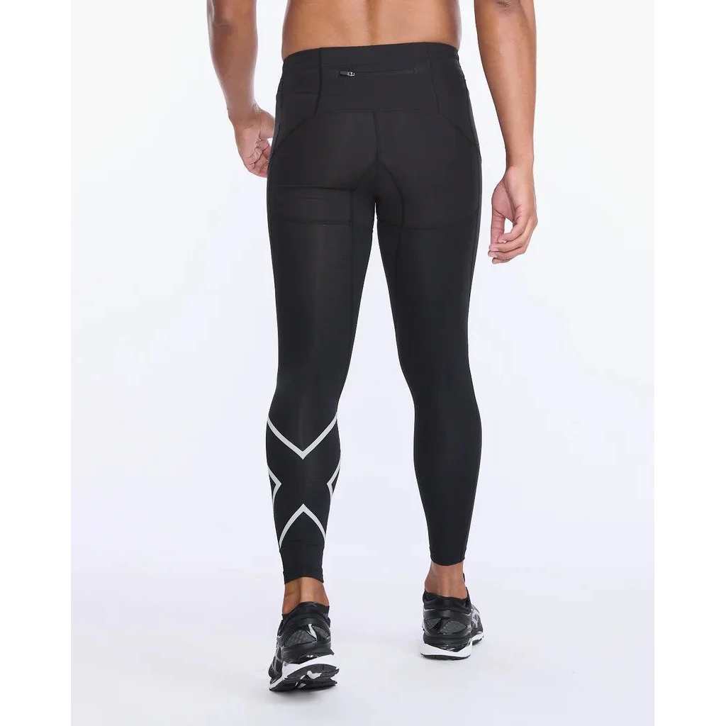 2XU Aero Vent Compression Tights Men - S - black/silver