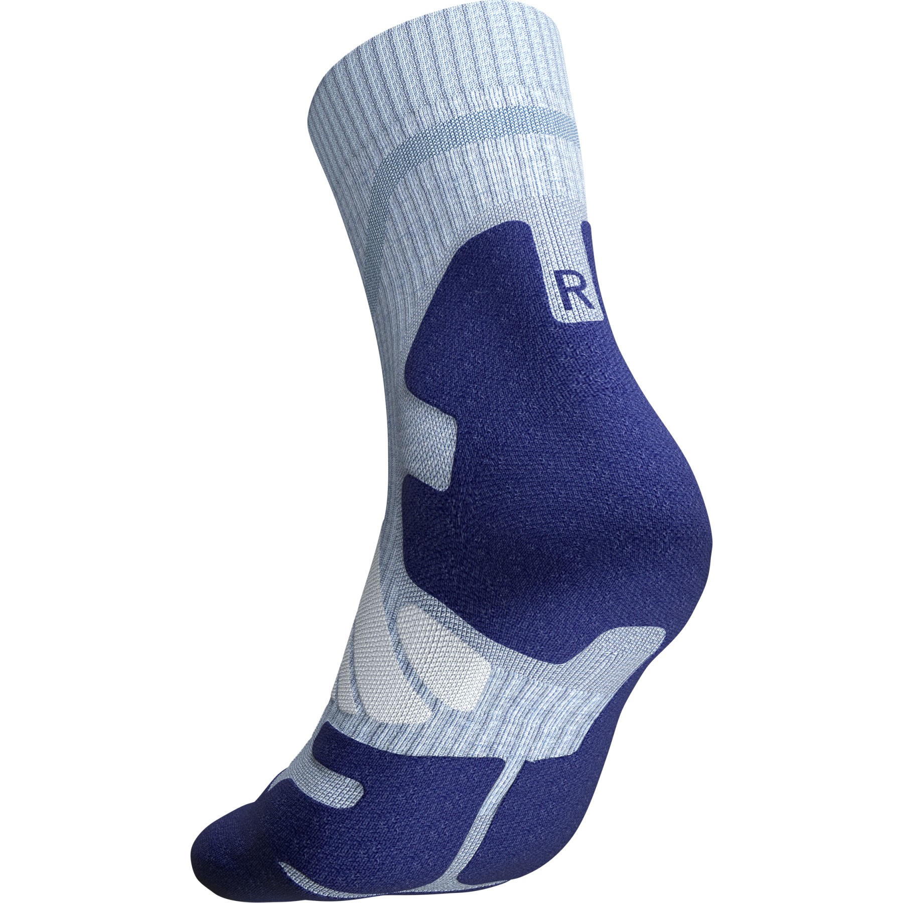 Bauerfeind Outdoor Merino Damen Mid BIKE24 Socken | blue Cut - sky