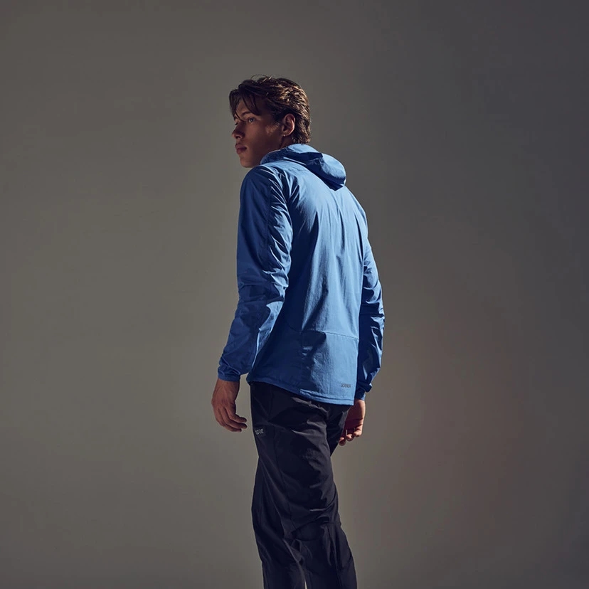 Giacca A Vento Uomo GORE WEAR Fernflow Con Cappuccio - Leggera, Antivento, Per Trail Running E MTB