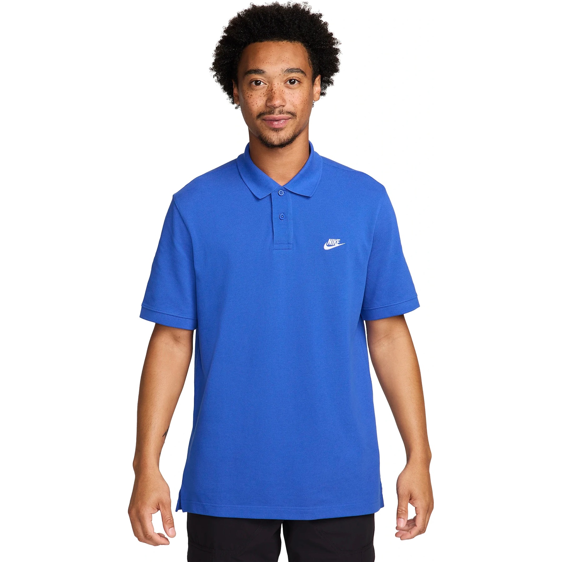 Produktbild von Nike Club Poloshirt Herren - game royal/white FN3894-480