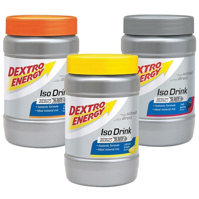 Produktbild von Dextro Energy Iso Drink - Isotonisches Kohlenhydrat-Getränkepulver - 440g