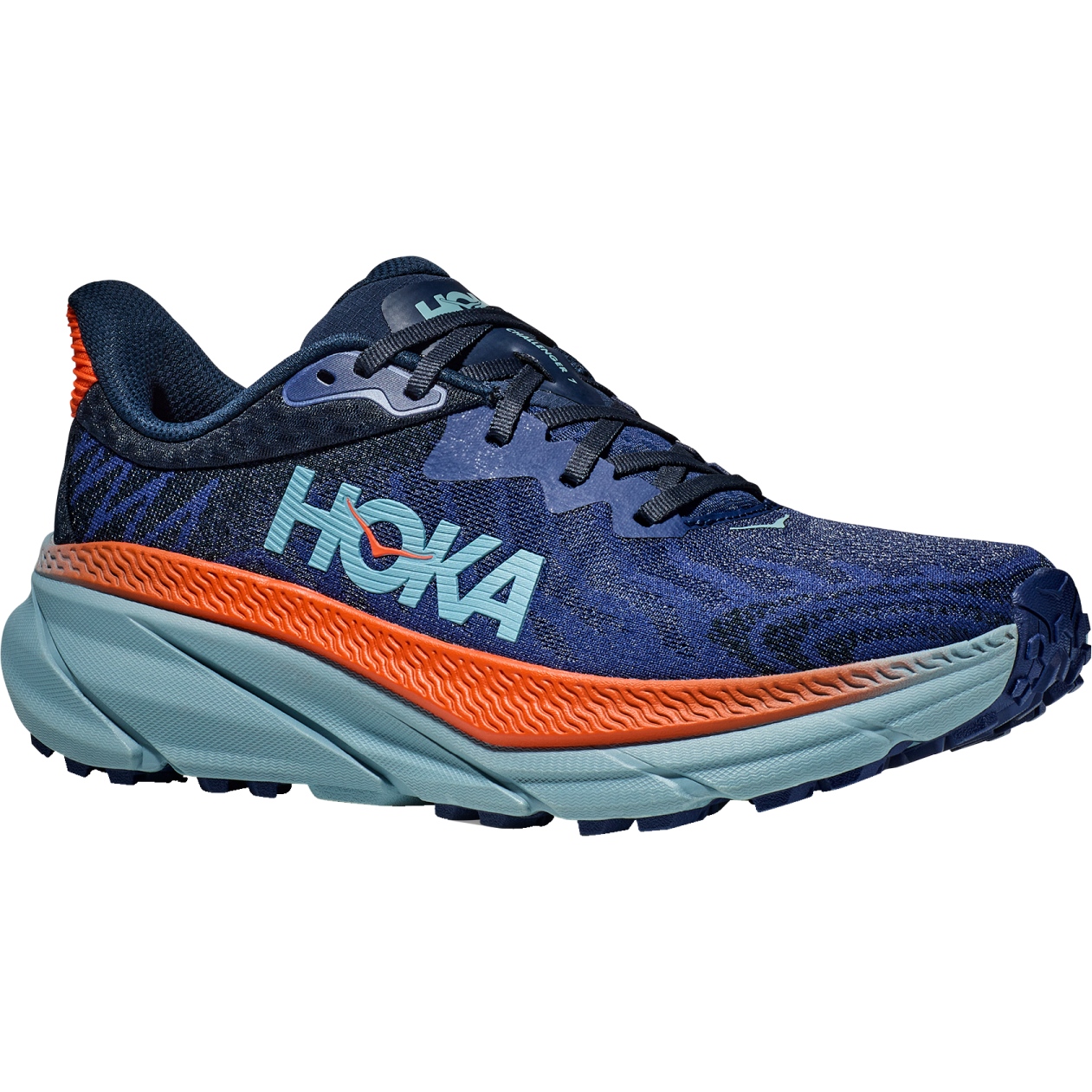 Picture of Hoka Challenger 7 Running Shoes - bellwether blue / stone blue