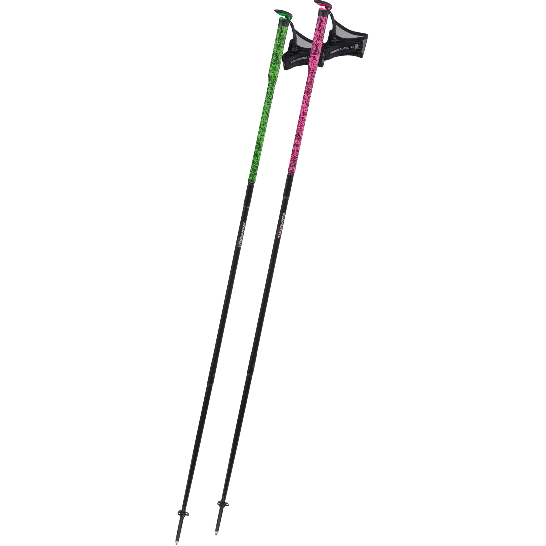 Produktbild von Komperdell Carbon FXP Ultra Trekkingstöcke (Paar) - pink/green