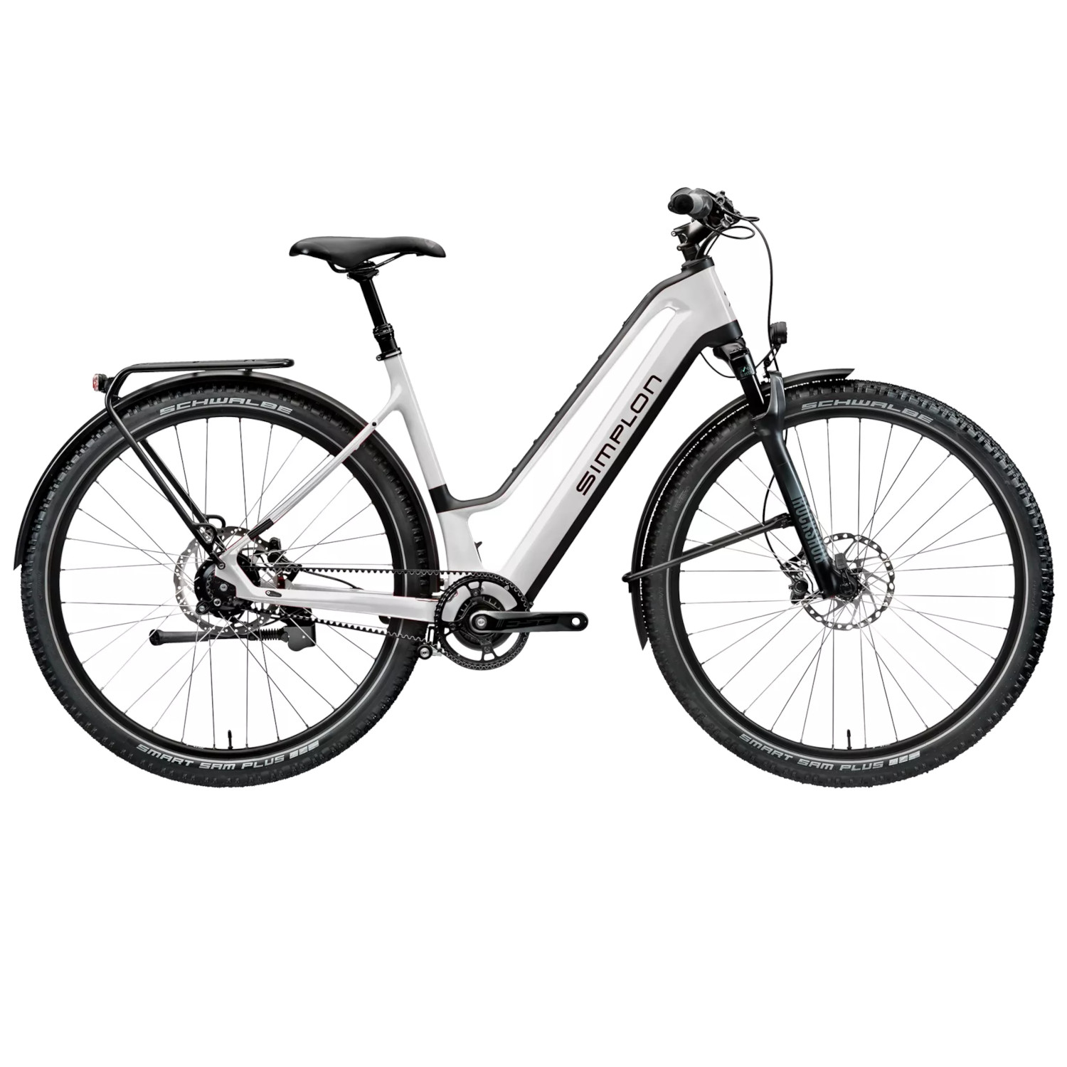 Produktbild von Simplon SILKCARBON TQ - XT-11 - Damen Carbon Trekking E-Bike - 2023 - pearlwhite glossy / black matt