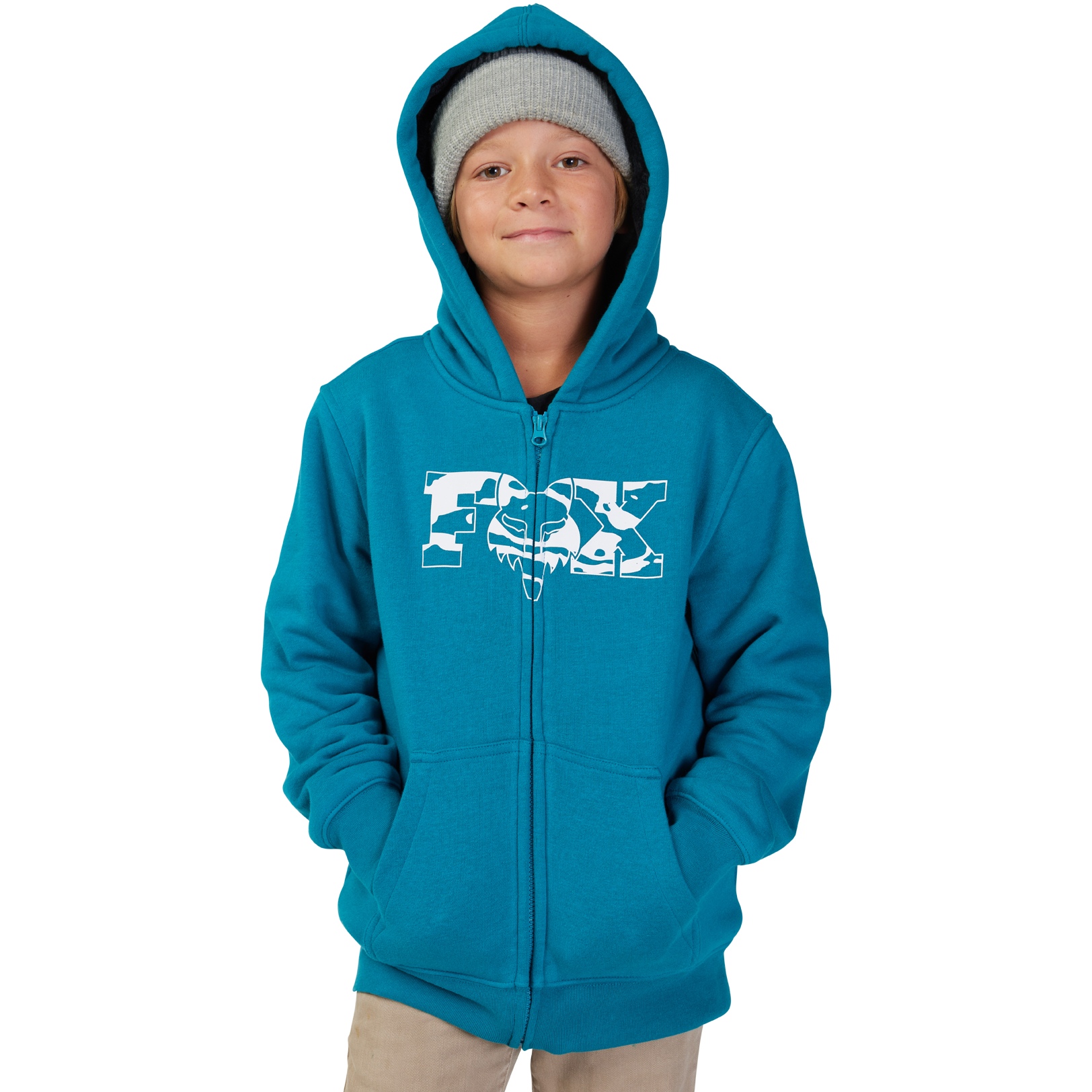 Fox 3d hot sale fleece jacket