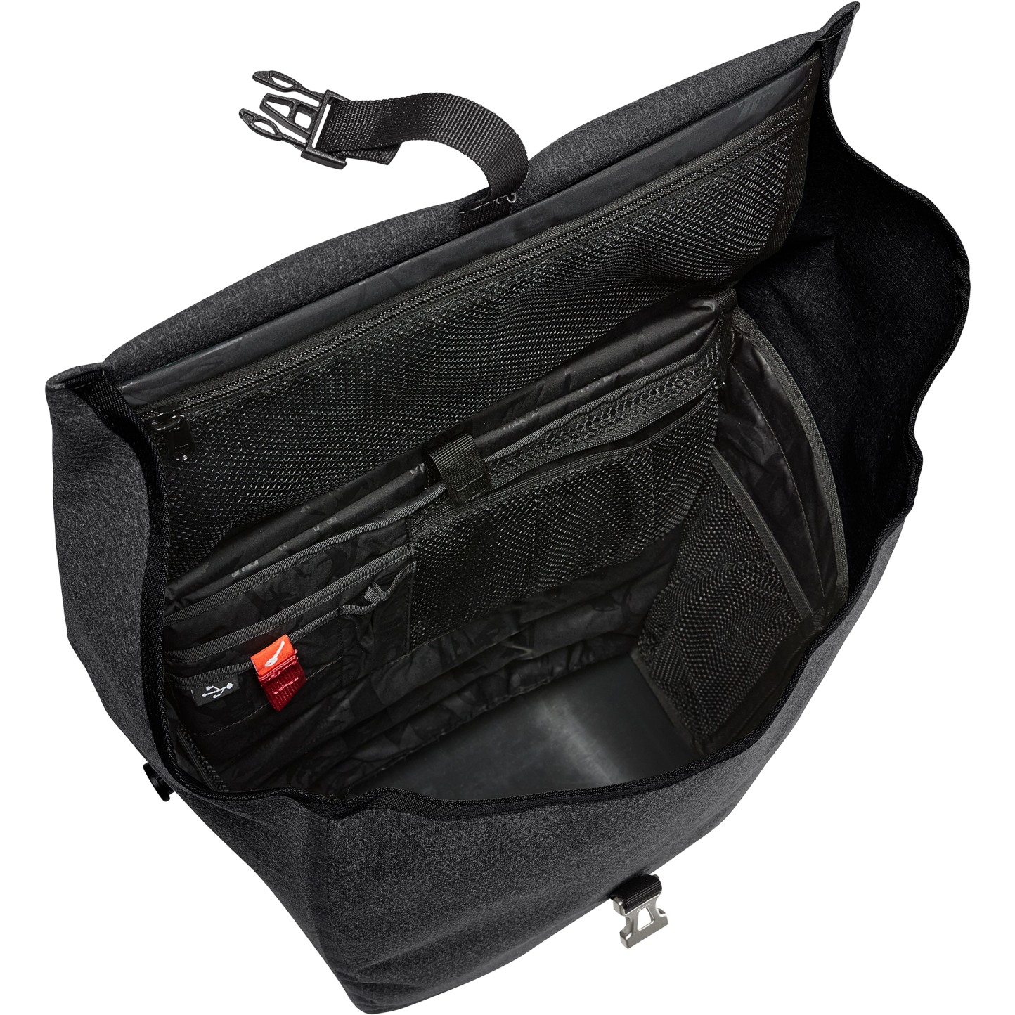 Vaude ReCycle Commute Single Bike Pannier Rear - 20L - black | BIKE24