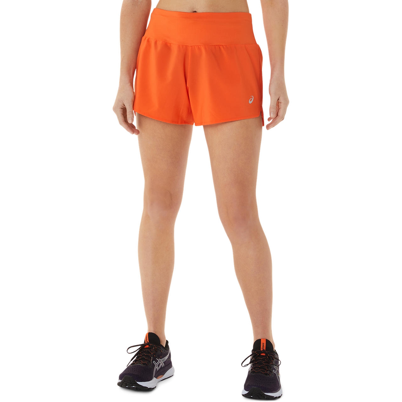 Image of asics Road 3.5" Shorts Women - nova orange