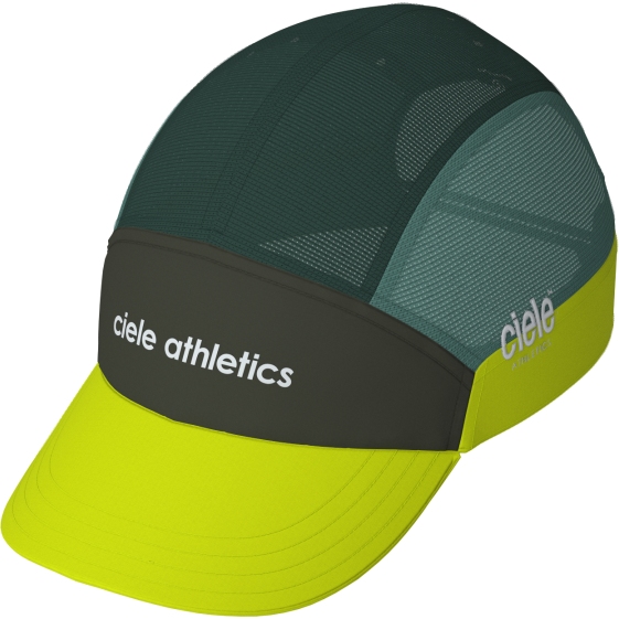 Produktbild von Ciele Athletics FSTCap SC Laufmütze - Field Iconic SL - seaweed-emerald