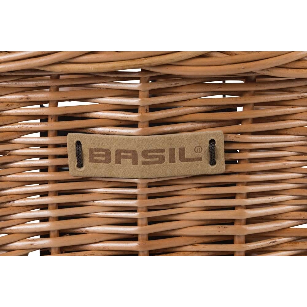 Basil Bremen Rattan Look KF - Bicycle Basket - Brown - Basil