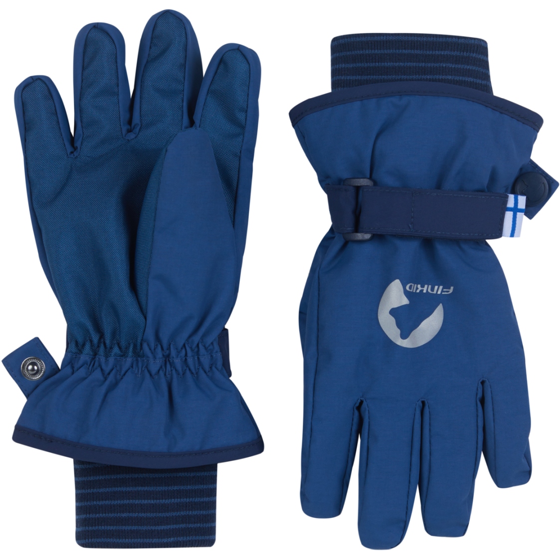 Детские перчатки Finkid PIKKURILLI - джинсовые/темно-синие