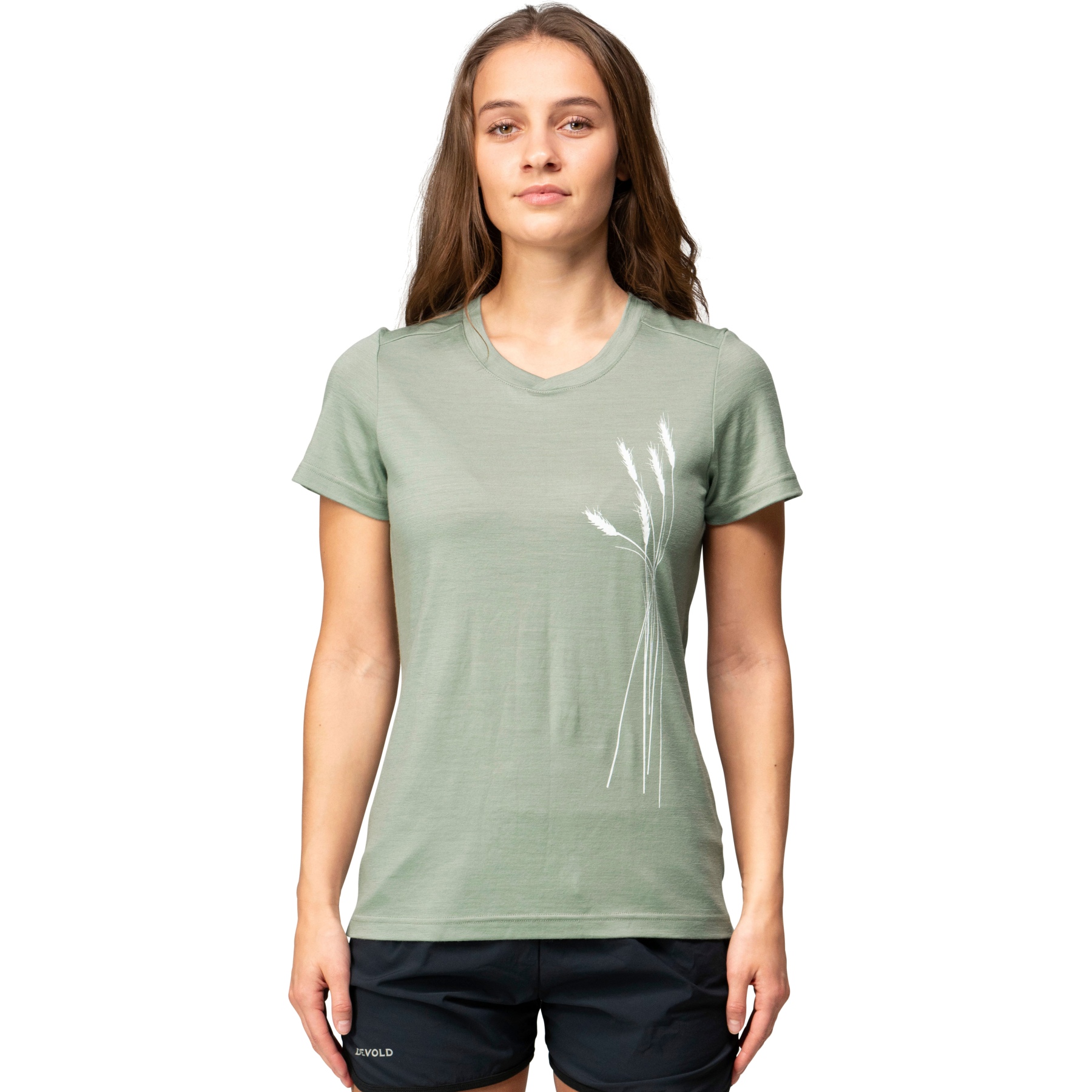 Bild von Devold Premium Oats T-Shirt Damen - 402A Fog