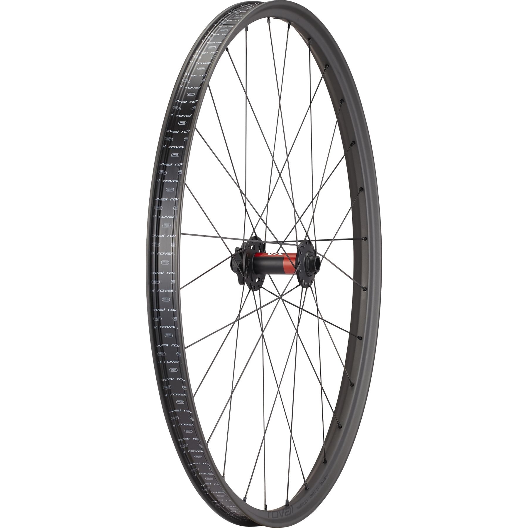 Picture of Specialized Roval Traverse SL II 240 Carbon Front Wheel - 29&quot; | 6-Bolt | 15x110mm - Carbon/Black