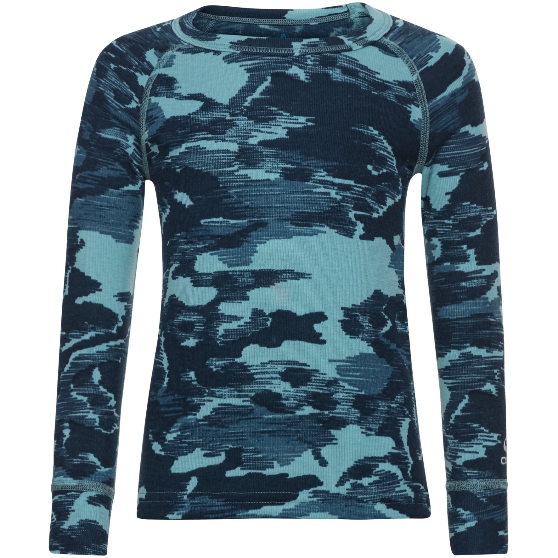 Immagine di Odlo Maglia Intima Maniche Lunghe Bambino - Active Warm Eco Trend - reef waters