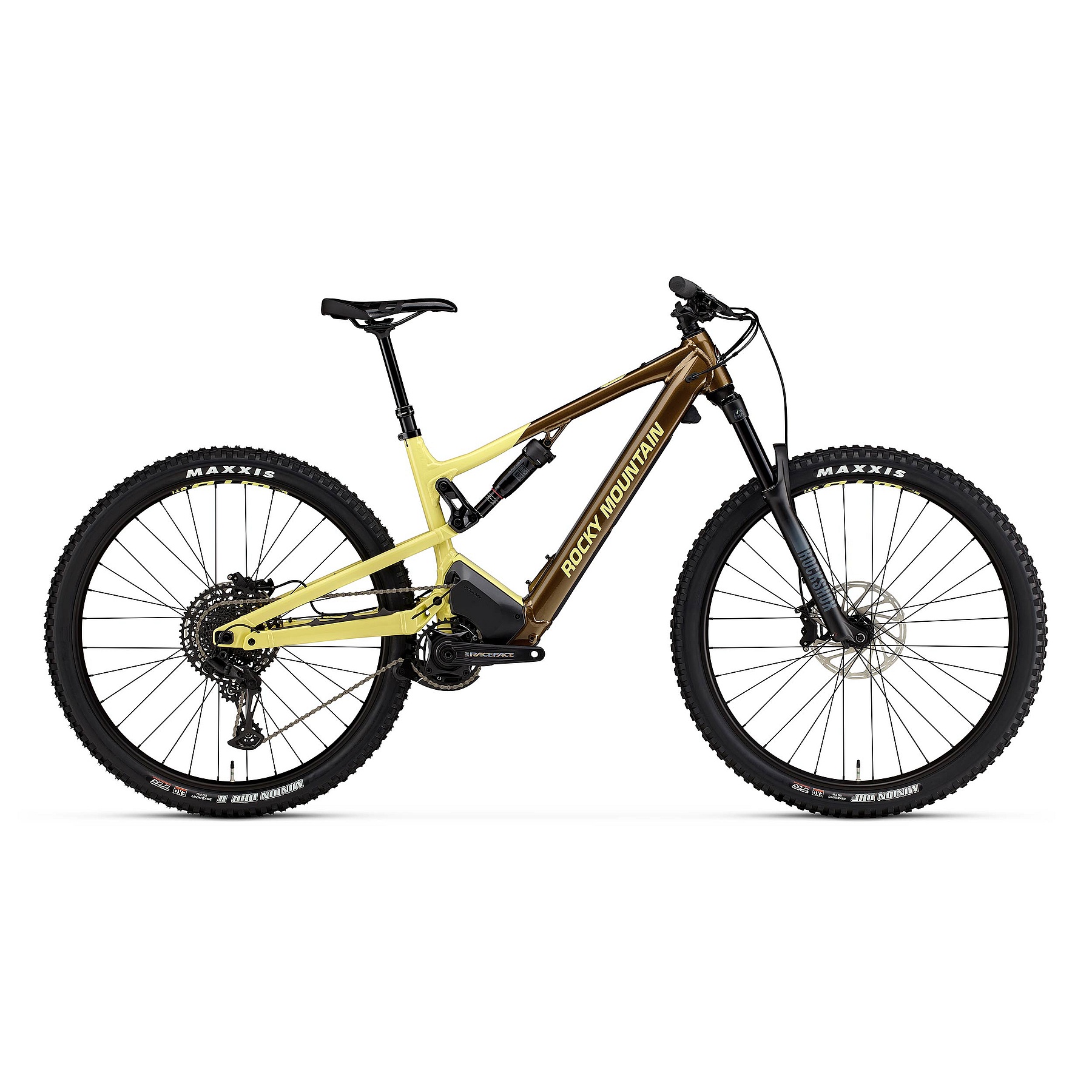 Picture of Rocky Mountain INSTINCT Powerplay A30 SRAM - 29&quot; Electric Mountainbike - 2024 - yellow / brown