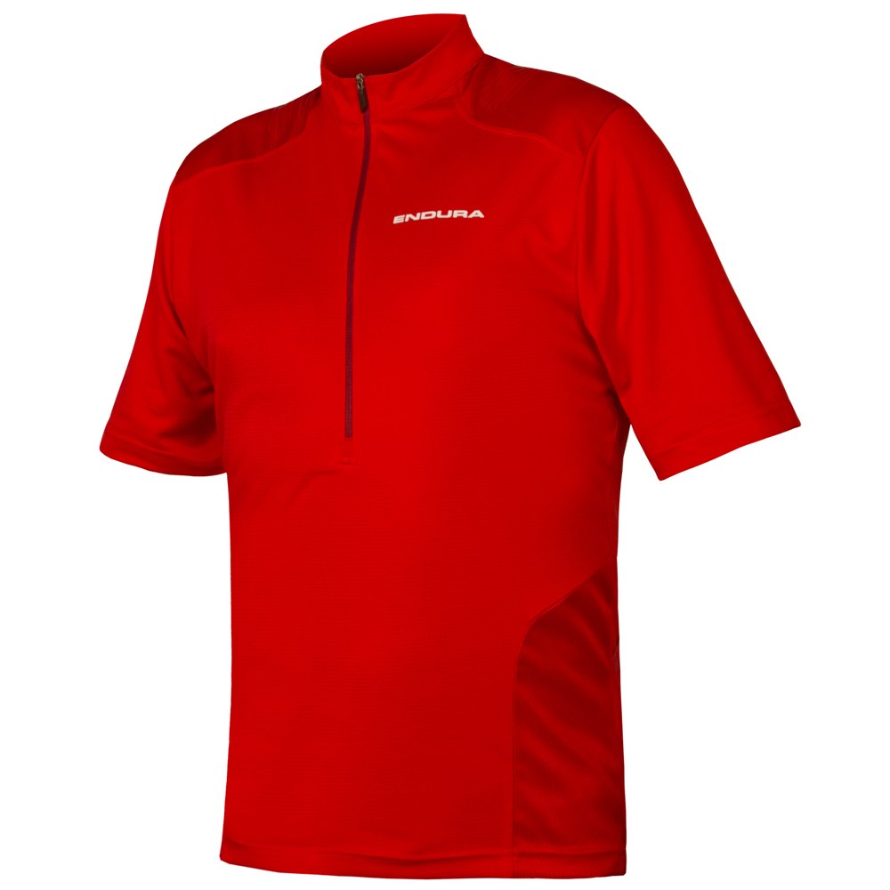 Image of Endura Hummvee Short Sleeve Jersey Men - red