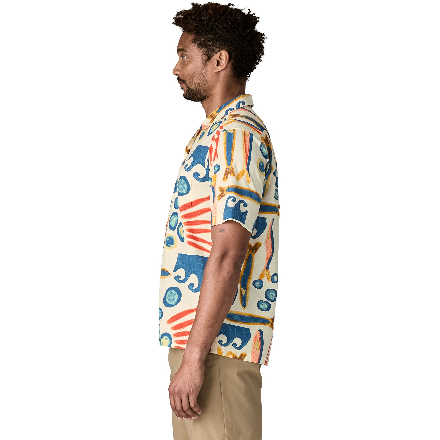 Patagonia Tidal Threads Camp Shirt Men - Tropiclimb: Hot Ember