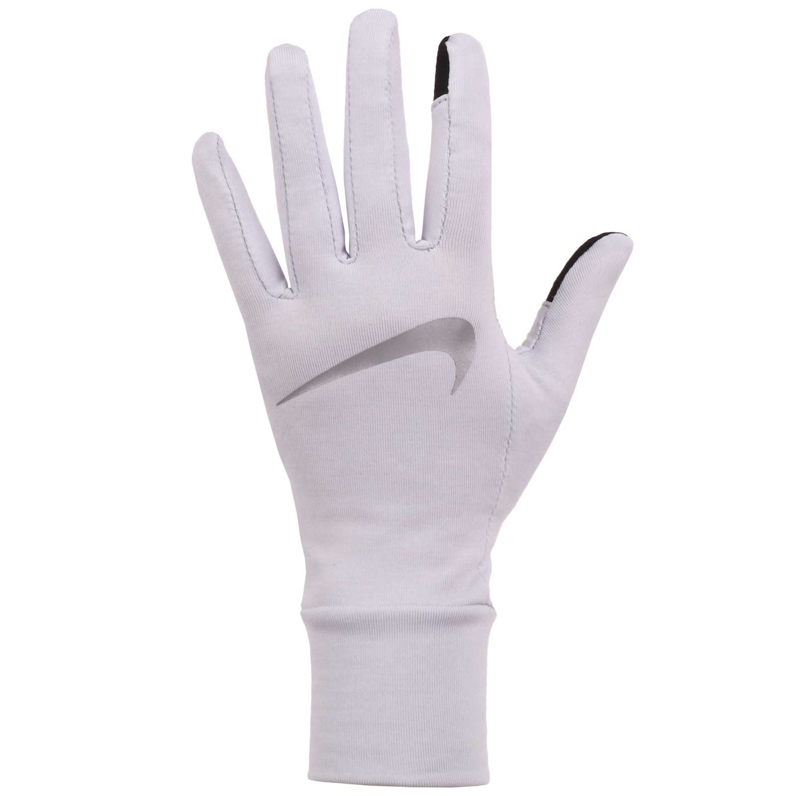 Image of Nike Women's Fleece Running Gloves - football grey/football grey/silver 025