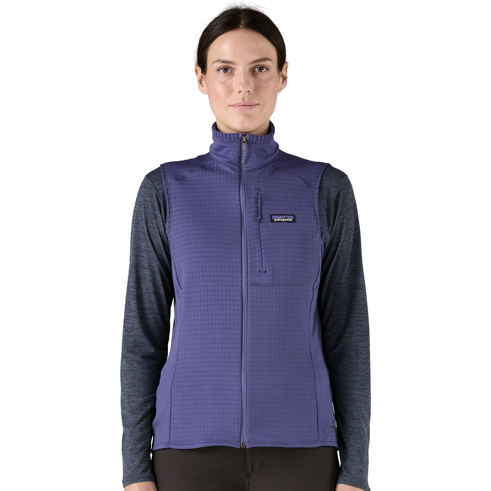 Женский жилет Patagonia R1 Hybrid - Solstice Purple