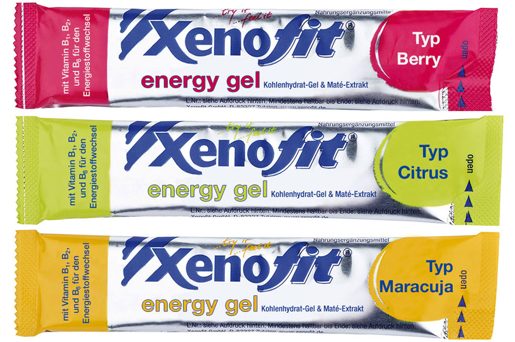 Produktbild von Xenofit Energy Gel mit Kohlenhydraten - Mixed Box - 30x25g