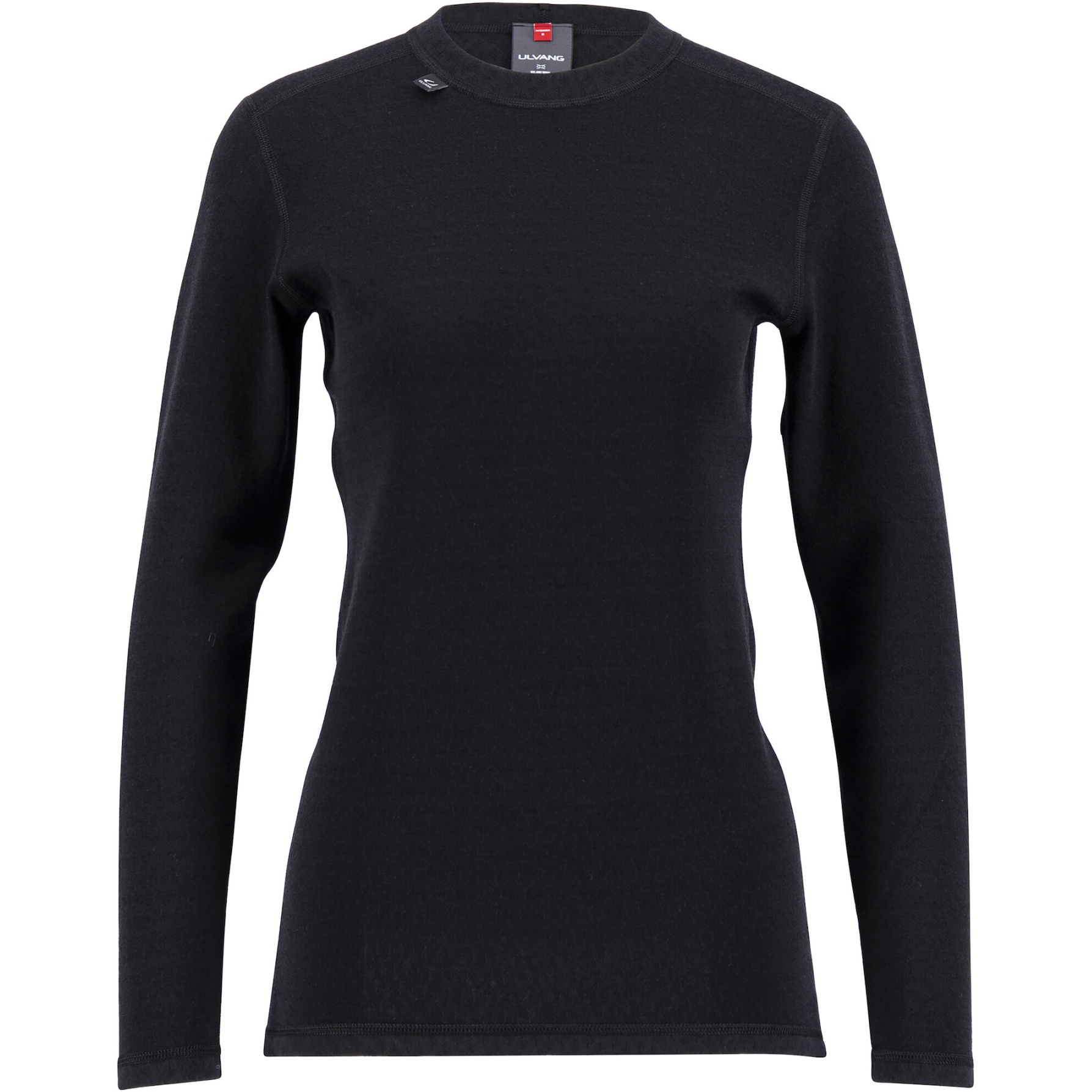 Picture of Ulvang Comfort 200 Round Neck Longsleeve Shirt Women - Black/Black