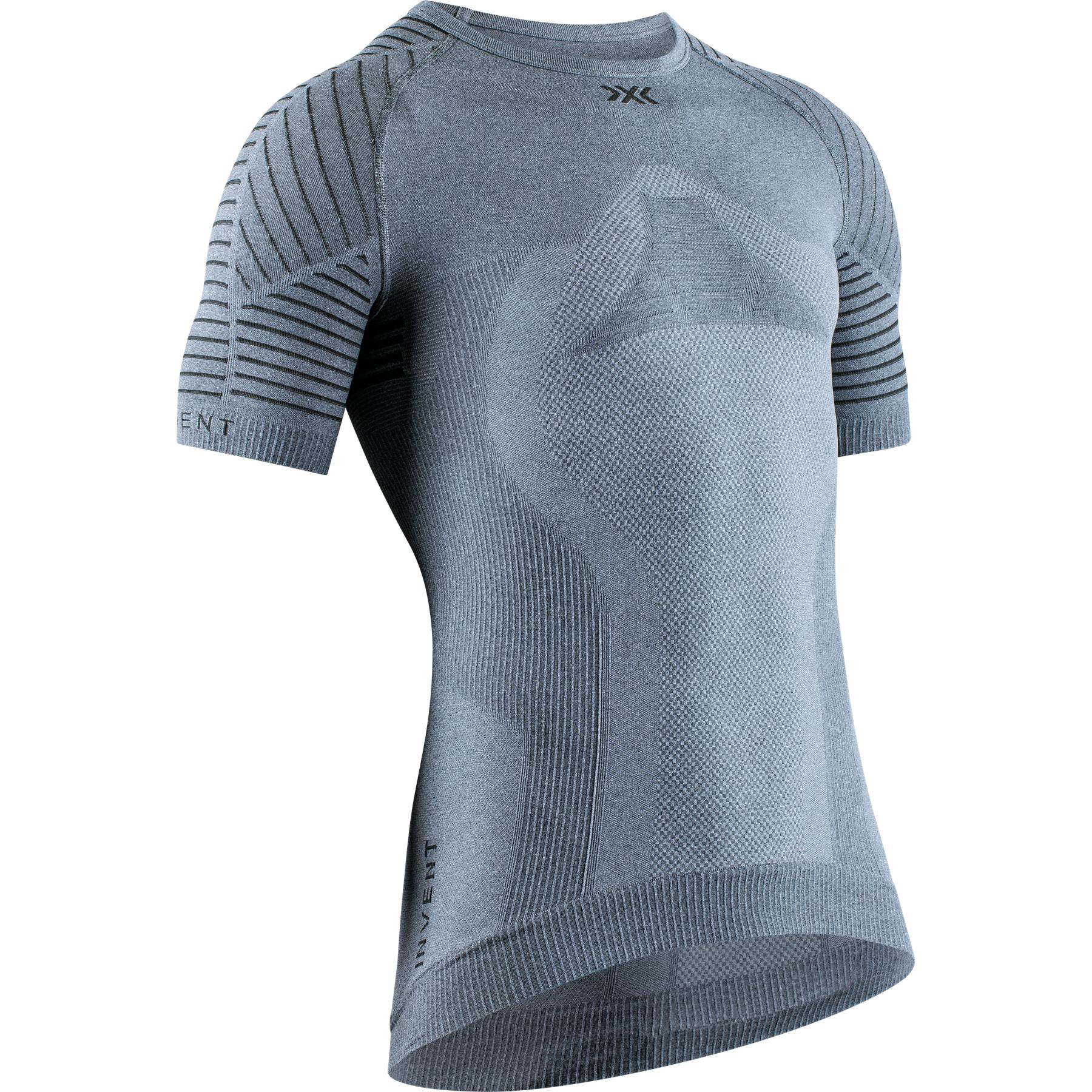Picture of X-Bionic Invent 4.0 LT Round Neck Short Sleeves Shirt Men - grey melange/anthracite