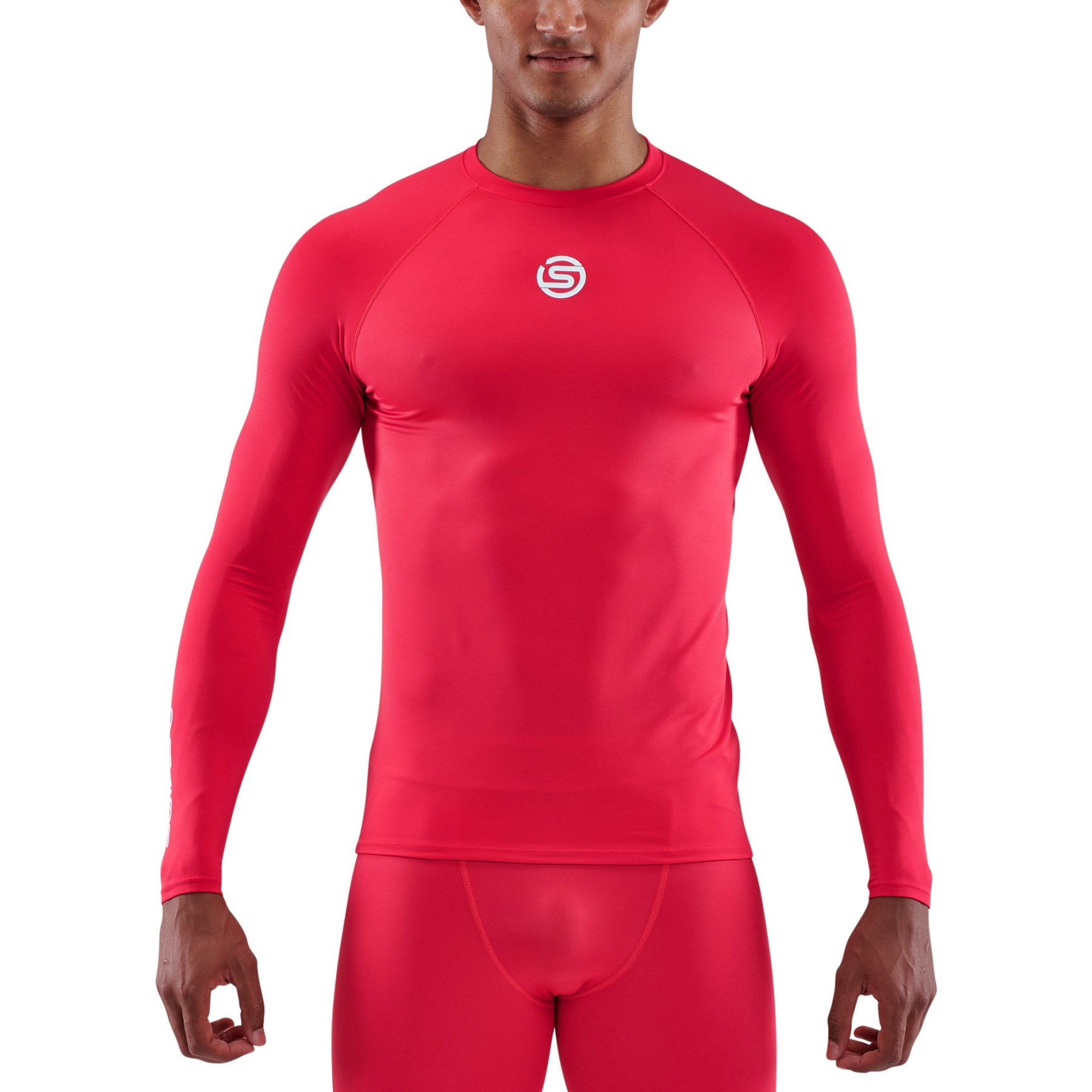 Produktbild von SKINS 1-Series Langarm-Shirt - Rot